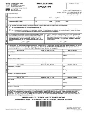 michigan lottery license application.